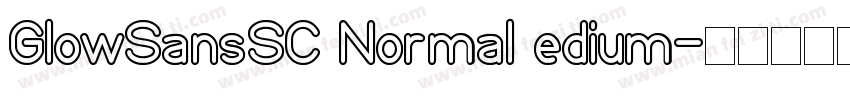 GlowSansSC Normal edium字体转换